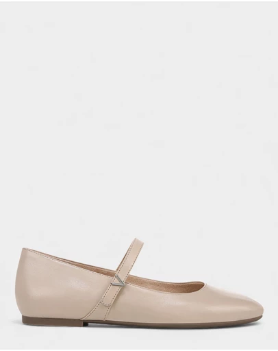 Vionic - Alameda Mary-Jane Flat - Oatmeal