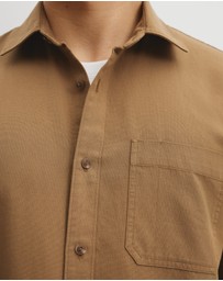 Country Road - Regular Fit Cotton Waffle Shirt