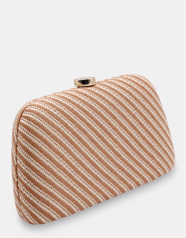 Morgan & Taylor - Brooke Clutch in Beige