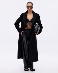 Minima Esenciales - Maren Brushed Wool Long Coat