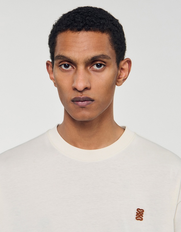 Sandro - Tshirt Patch 4S Tee Shirt