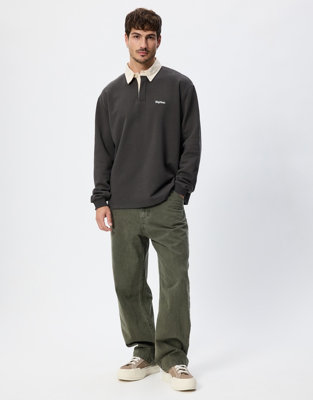 Rhythm - Koa Vintage Rugby LS Polo