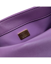 Pre-Loved by Azura Reborn - Pre-Loved Mini Lambskin Triple Chain Full Flap