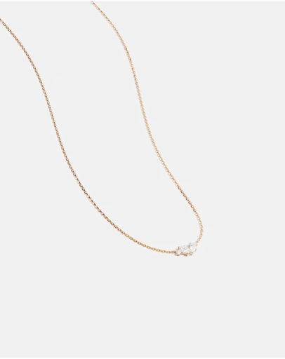 By Charlotte - Crystal Wings Neckace