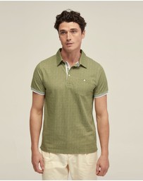 Oxford - Milo Cotton Jersey Printed Polo