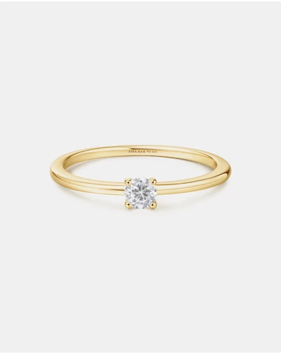 Ania Haie - Gold Classic Slim Stacking Ring