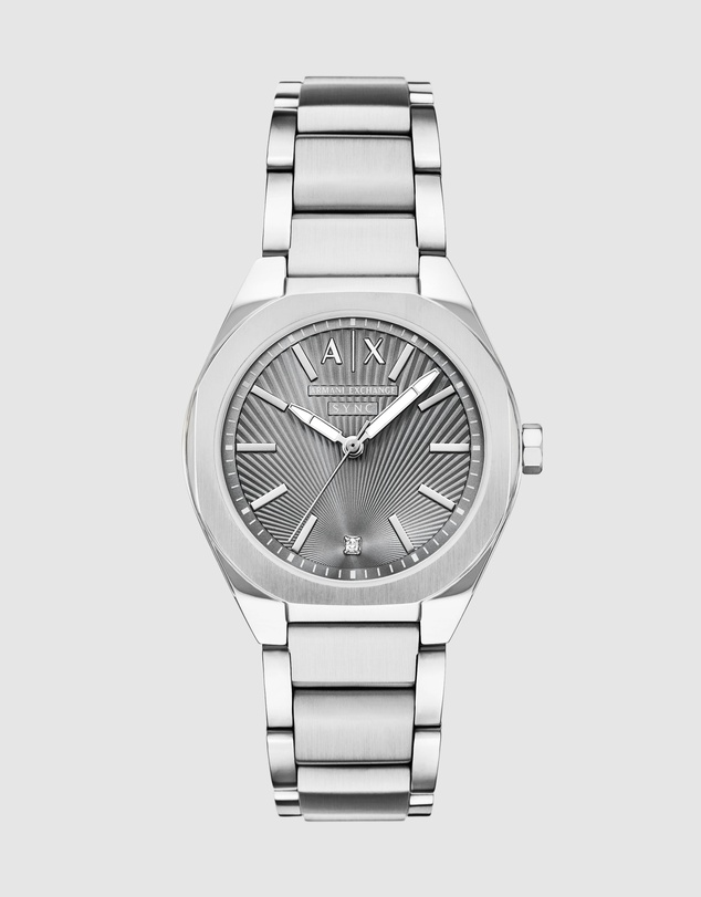 Armani Exchange - Silver Tone Analogue Watch
