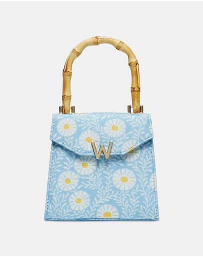 Wolf - Wolf Evie Collection Small Bag with Sky Daisy Print
