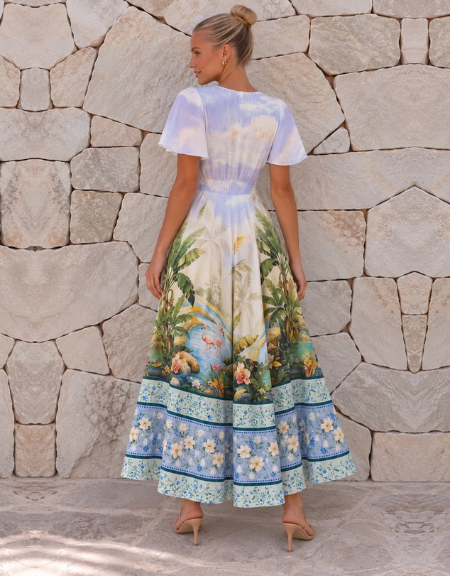 Esther & Co - Ryma Dress - Lavender Oasis