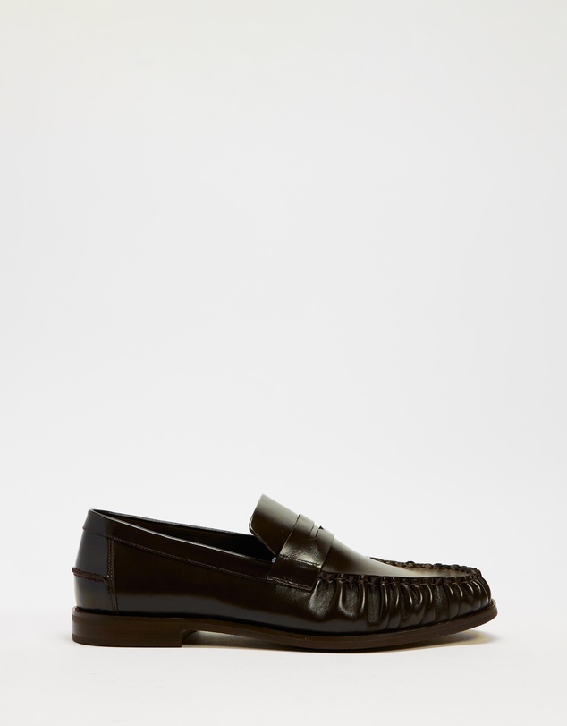 AERE - Leather Penny Loafers - Men's