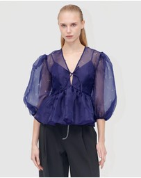 Stine Goya - Organza, LS Bow Top