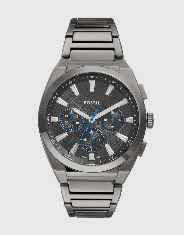 Fossil - Everett Gun-Metal Chronograph Watch