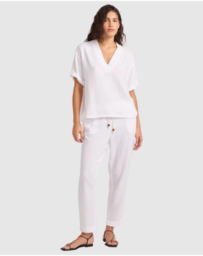 Seafolly - Double Gauze Tapered Pant