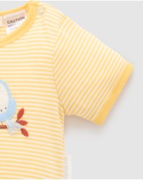Purebaby - Rib Short Sleeve Bodysuit -Kids-Babies