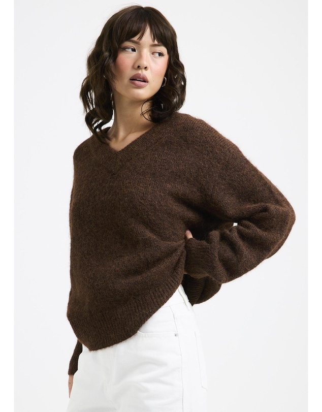 Subtitled - Grace V Neck Knit Jumper