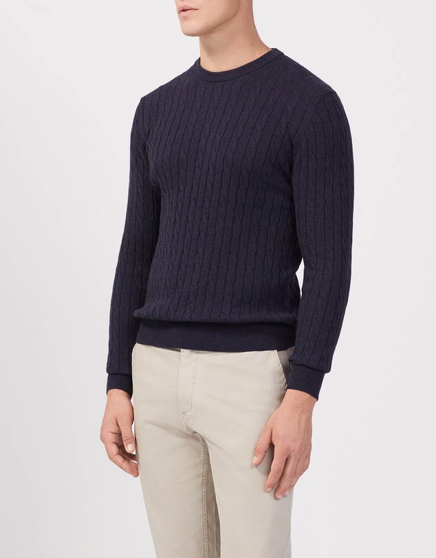 Van Heusen - Cotton Cable Knit Sweater