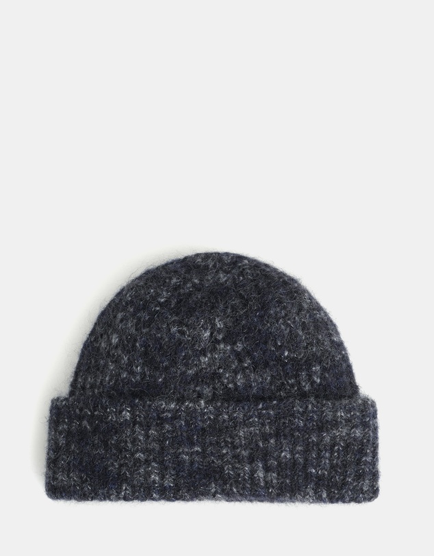 COS - Space-Dyed Brushed Wool-Blend Beanie