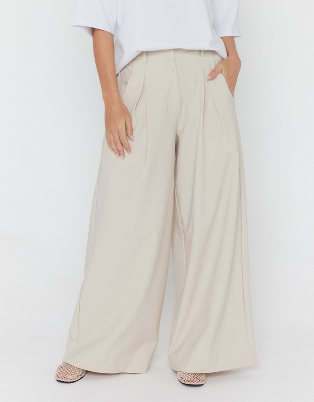 ALEXANDRA - Bali Pants Beige
