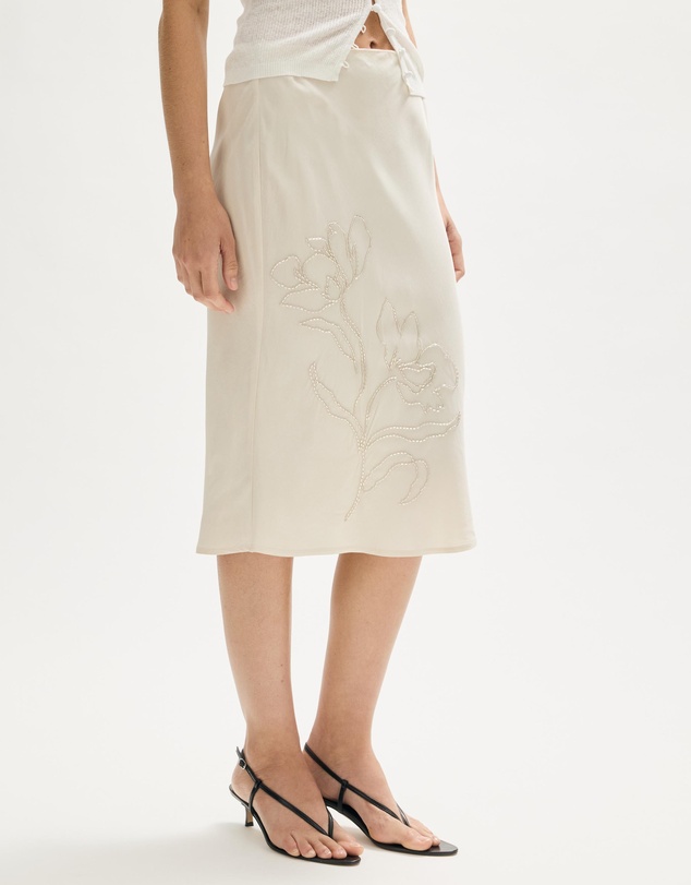 Minima Esenciales - Amelie Beaded Midi Skirt