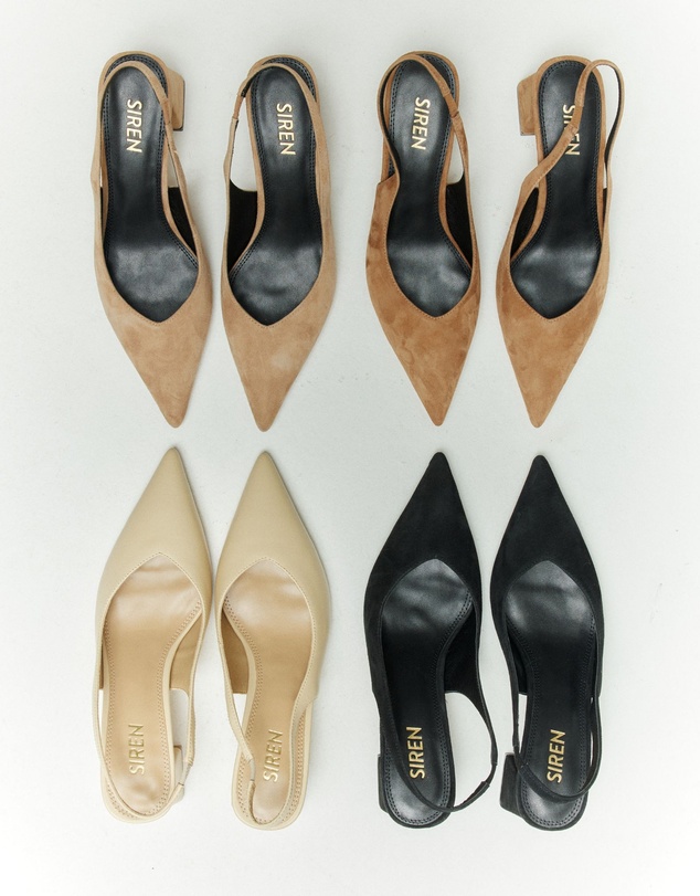 Siren - Yankee Slingback Block Heel