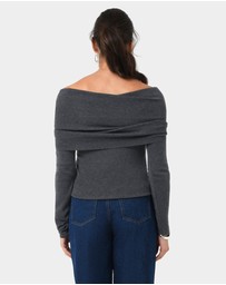 Forcast - Ally Off-Shoulder Knit
