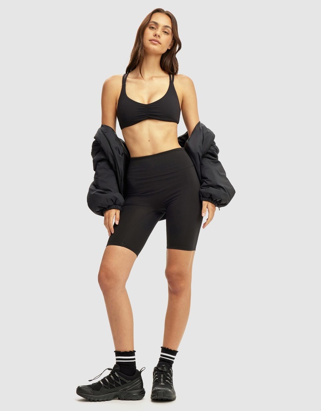 Cotton On Body Active - Ultra Soft Scrunch Front Strappy Crop