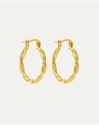 Ottoman Hands - Sabina Twist Hoop Earrings