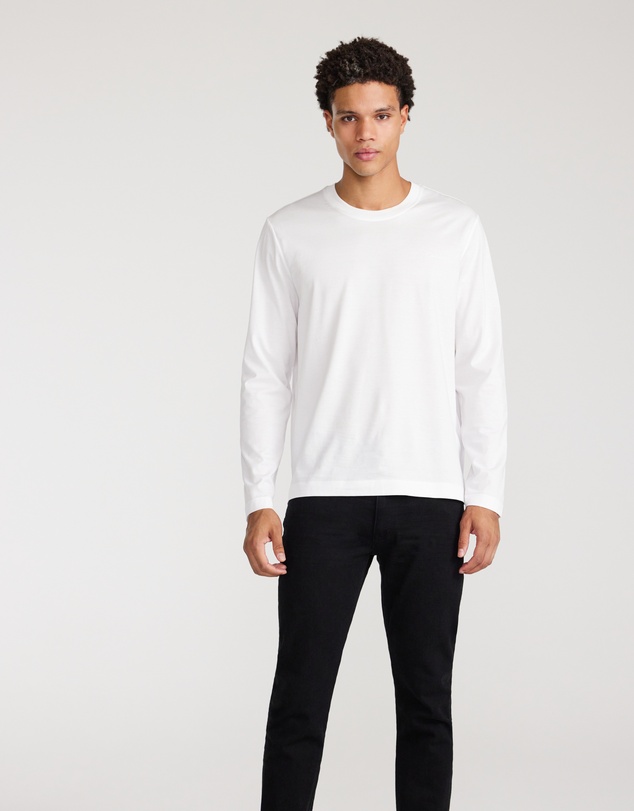 Calibre - Long Sleeve Jersey Crew White