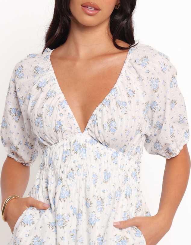 Petal & Pup - Ashio Playsuit - Blue Floral