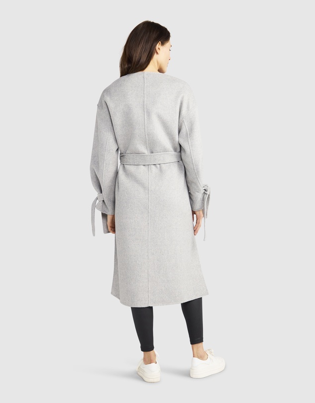 Belle & Bloom - Head Over Heels Collarless Robe Coat