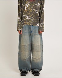 Insight - Baggy Moto Denim Jeans