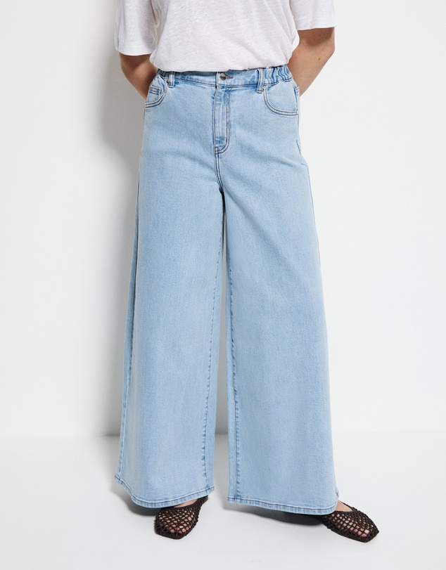 Commonry - Elasticated Wide Leg Jean