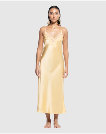 GINIA - Silk Lace Slip