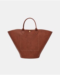Longchamp - Épure Leather Tote Bag - XL