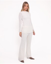 Petal & Pup - Gracie Lace Pant Set - Cream