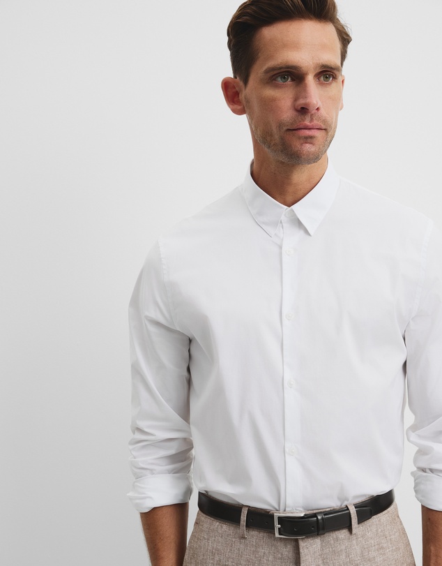 Country Road - Slim Fit Stretch Cotton Shirt