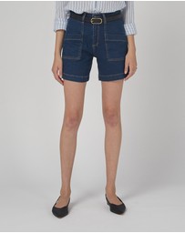 DRICOPER DENIM - Zaplin Paris Blue Denim Shorts