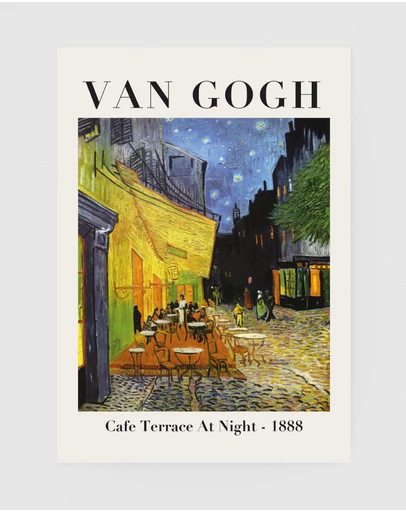 Inka Arthouse - Cafe Terrace by Van Gogh Art Print