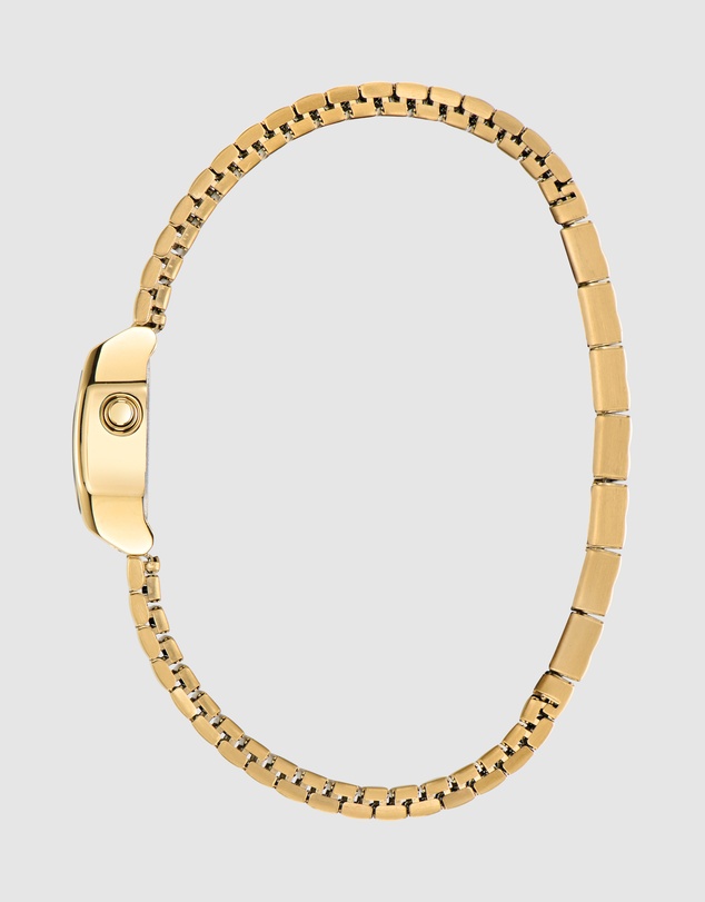 adidas Originals - Digital Two XS 20mm Gold-Tone Stainless Steel Bracelet Watch