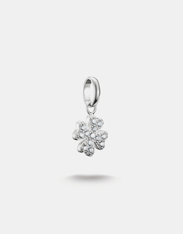 THOMAS SABO - THOMAS SABO Connect Charm lucky clover with stones