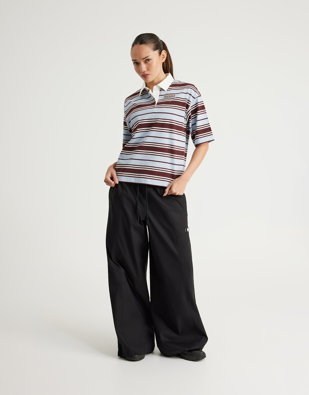 Upstate - Stripe Rugby Top - Blue Haze/Moccha/Vintage White