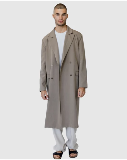 Justin Cassin - Headline Oversize Trench Coat