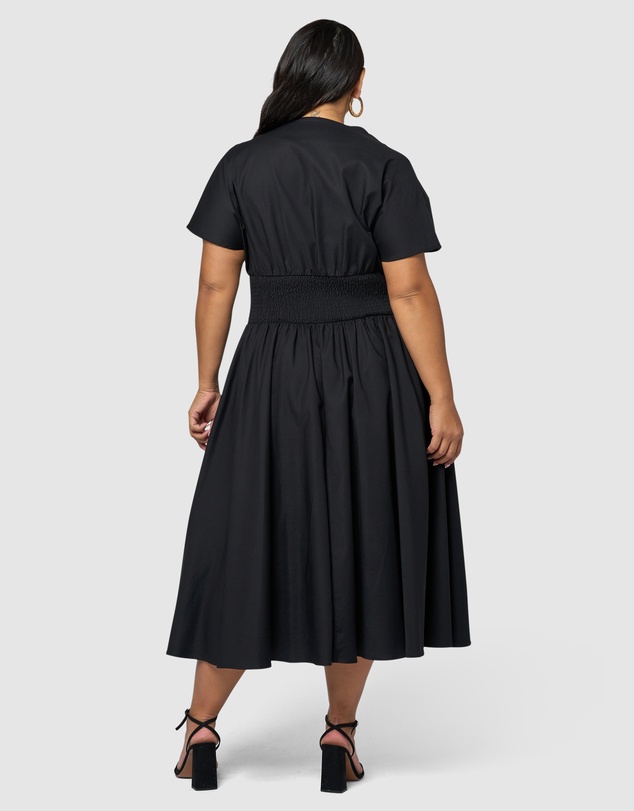 Something 4 Olivia - Octavia Zip Front Midi Dress