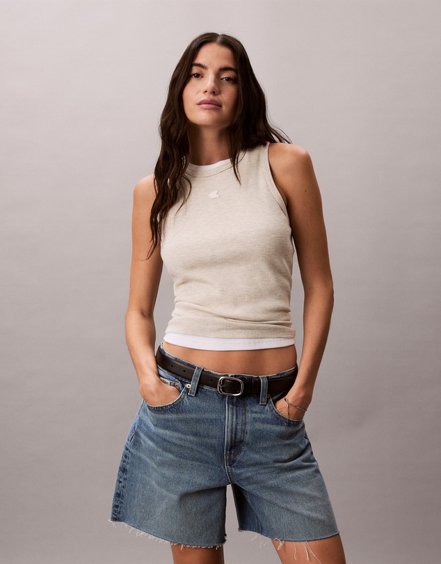 Calvin Klein Jeans - Slim Waffle Racerback Top