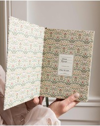 Bespoke Letterpress - Linen Bound Blank Journal - Bramblefloss