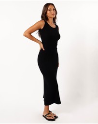 Petal & Pup - Reign Maxi Knit Dress - Black