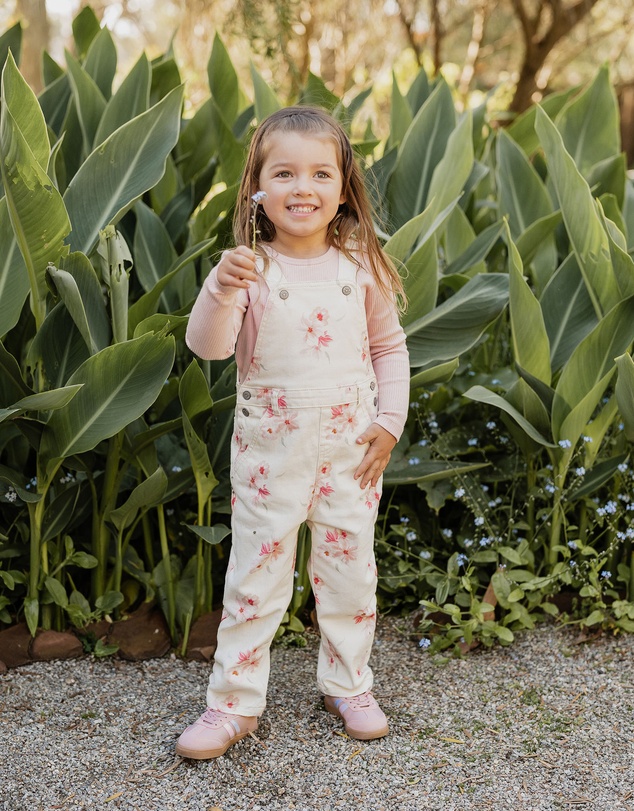 Bebe by Minihaha - Emmy Petal Overalls 3-7 Yrs