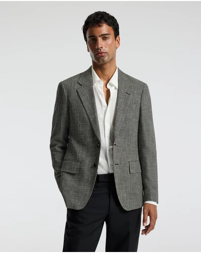 Calibre - Gridmesh Blazer Basalt