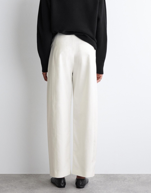 COS - Pima Cotton Barrel-Leg Trousers