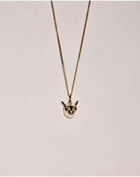 Meadowlark - Cat Charm Necklace